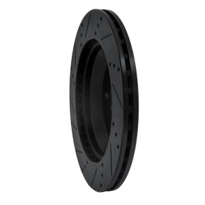 Mercedes-Benz S550 Brake Rotor (1) - Rear Right - R1 Concepts - Drilled & Slotted - Black - `15-`21 Mercedes-Benz S550 Brake Rotor (1) - Rear Right - R1 Concepts - Drilled & Slotted - Black - `15-`21